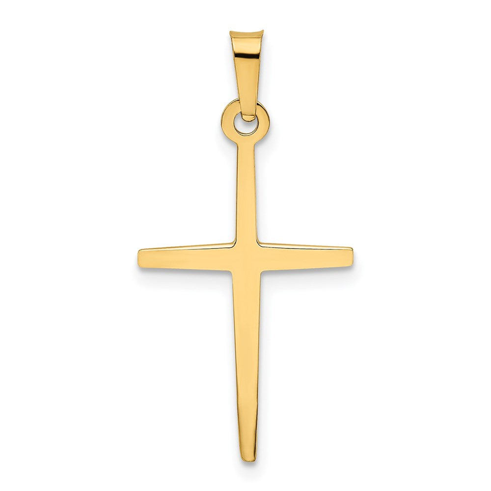 14k Polished Latin Cross Pendant
