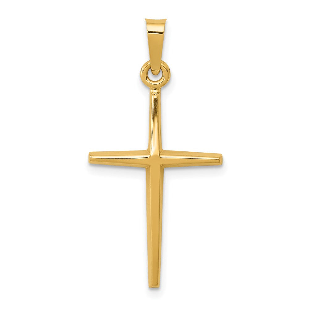 14k Polished Latin Cross Pendant