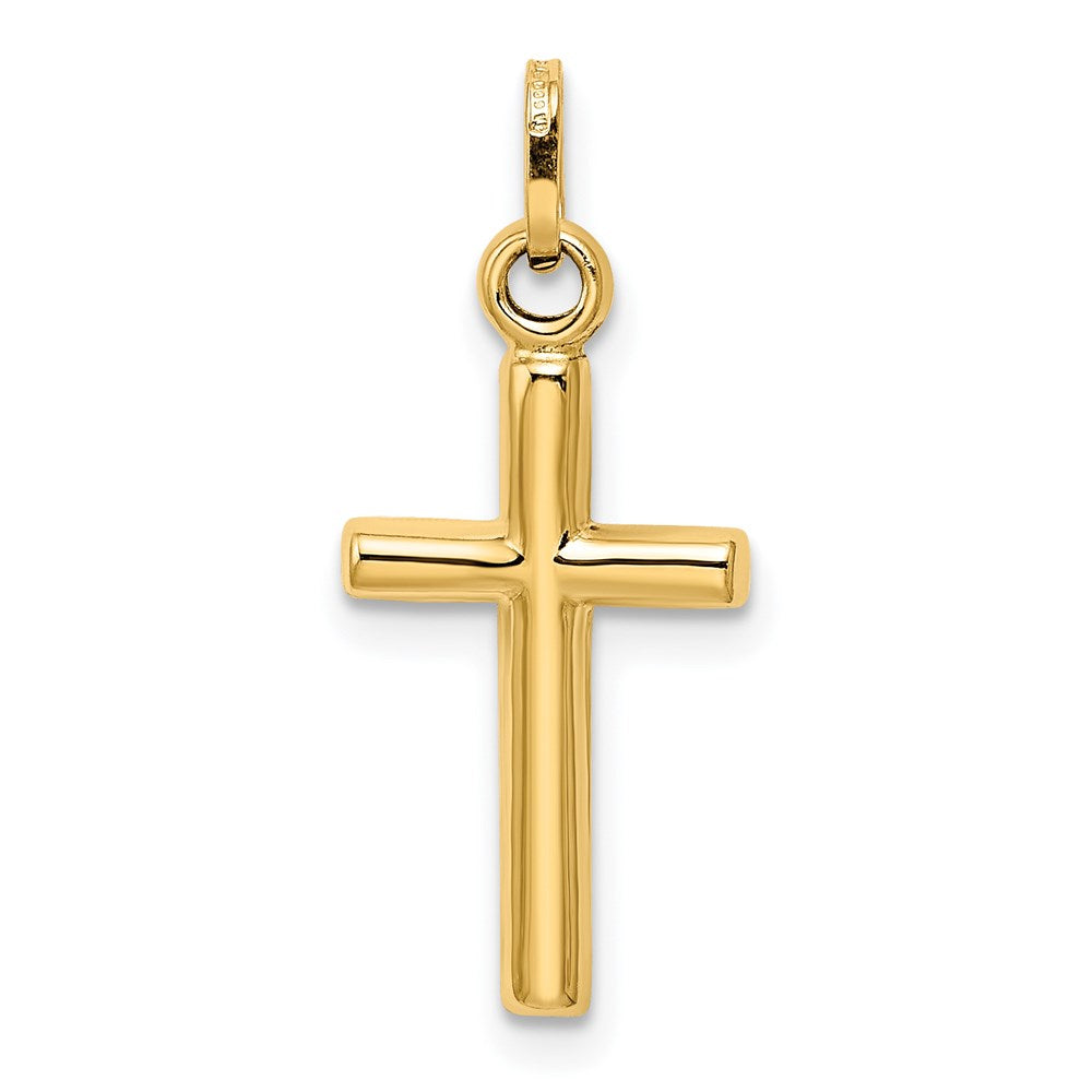 14k Hollow Cross Pendant