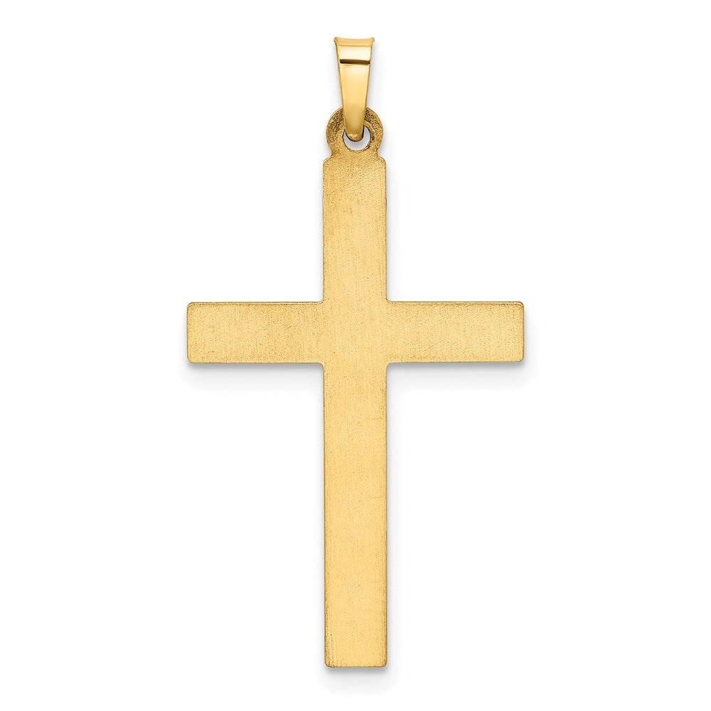 14k Hollow Cross Pendant