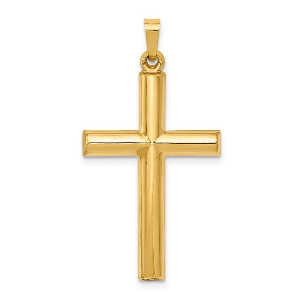 14k Hollow Cross Pendant