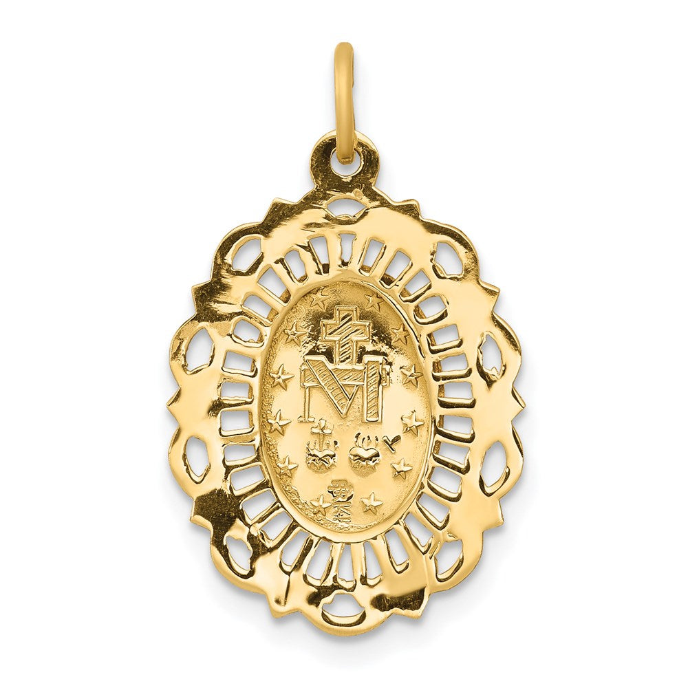 14k Miraculous Medal Charm