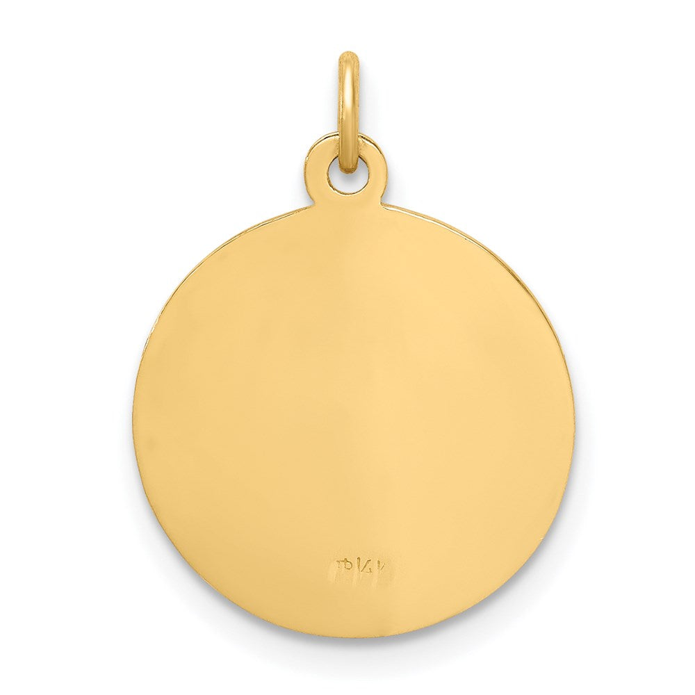 14k Confirmation Medal Charm