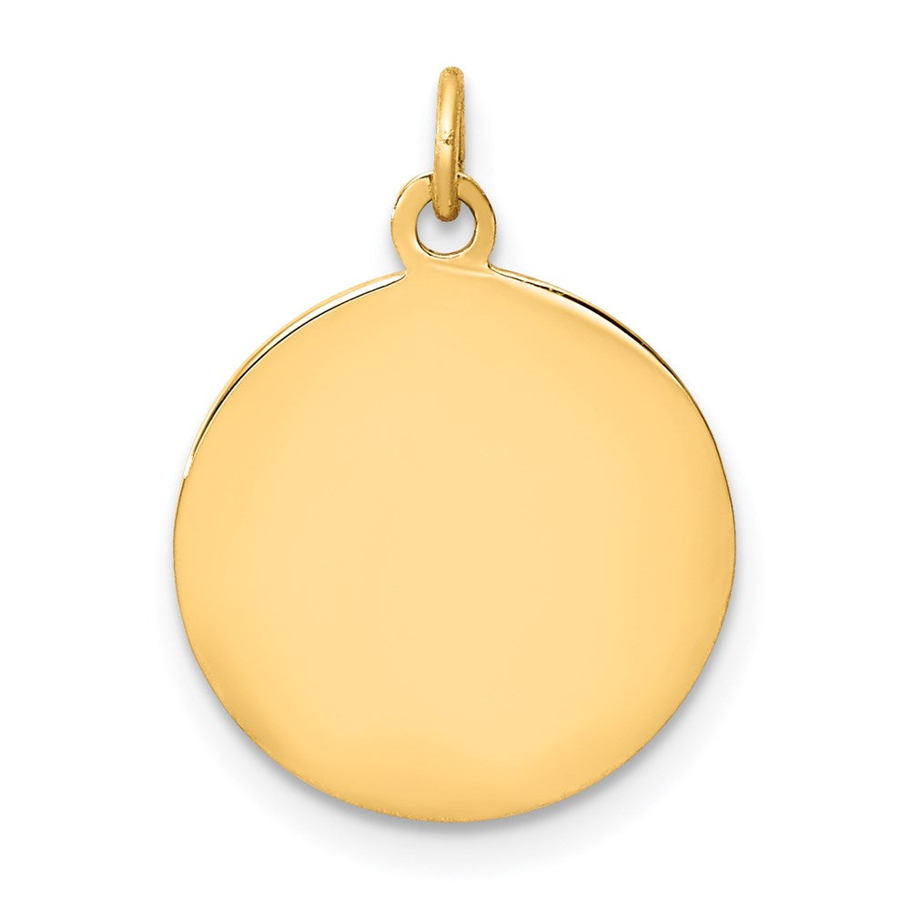 14k Saint Luke Medal Charm