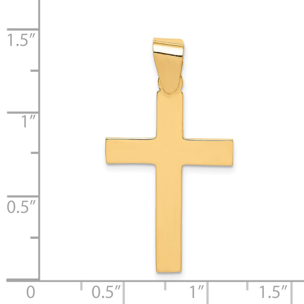 14k Polished Cross Pendant