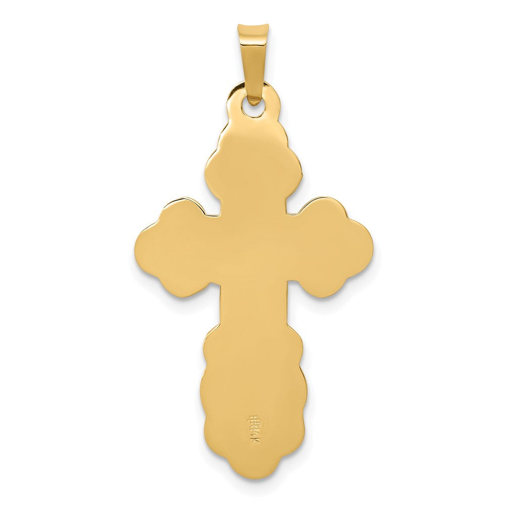 14k Eastern Orthodox Cross Pendant