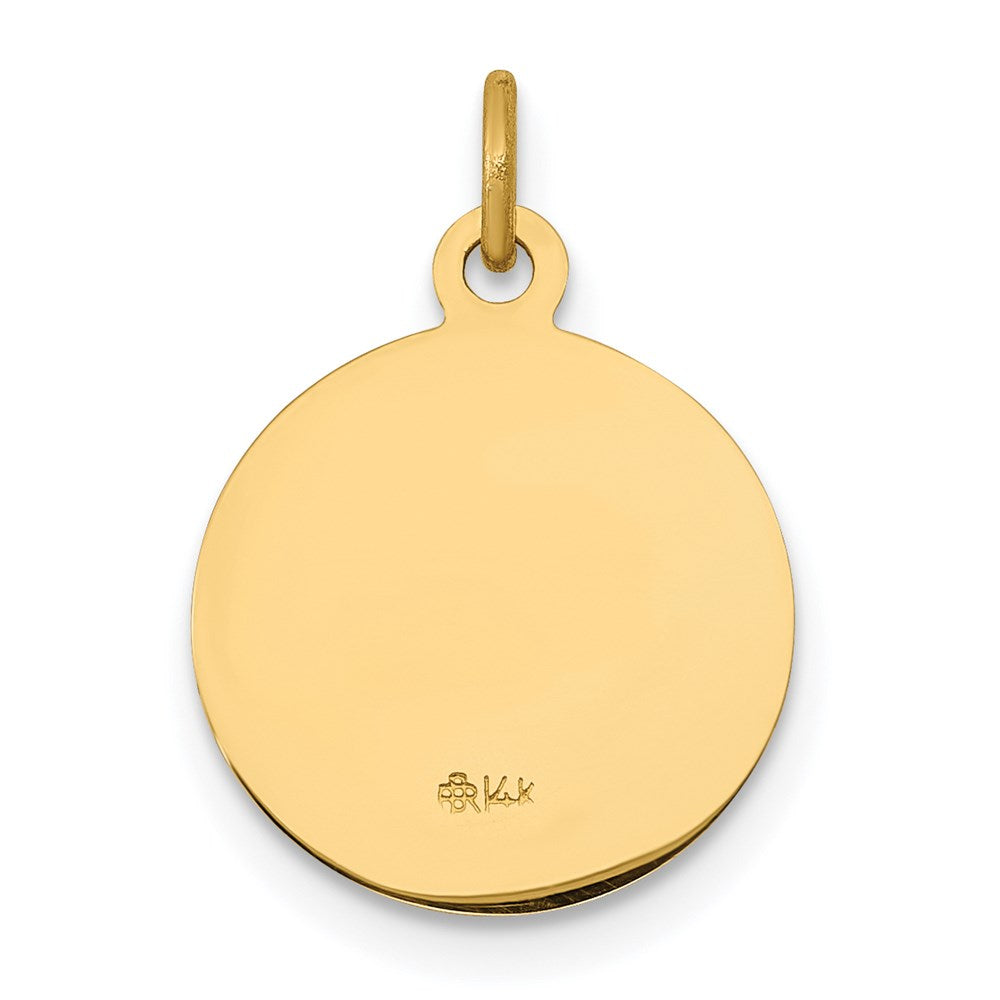 14k Saint John Medal Charm