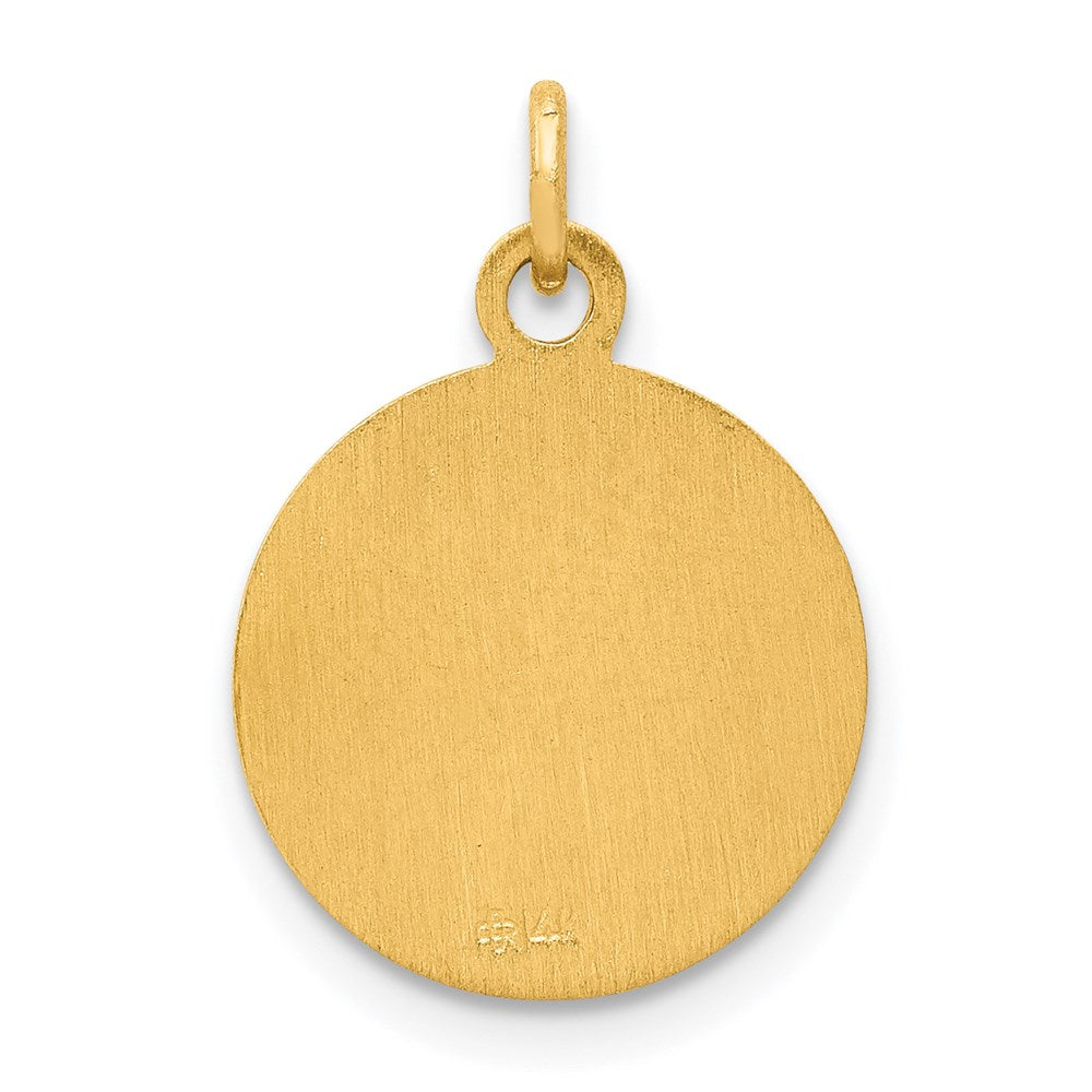 14k Saint Matthew Medal Charm