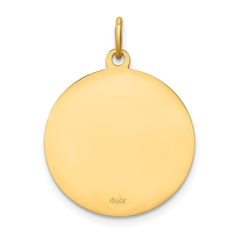 14k Infant of Prague Medal Charm
