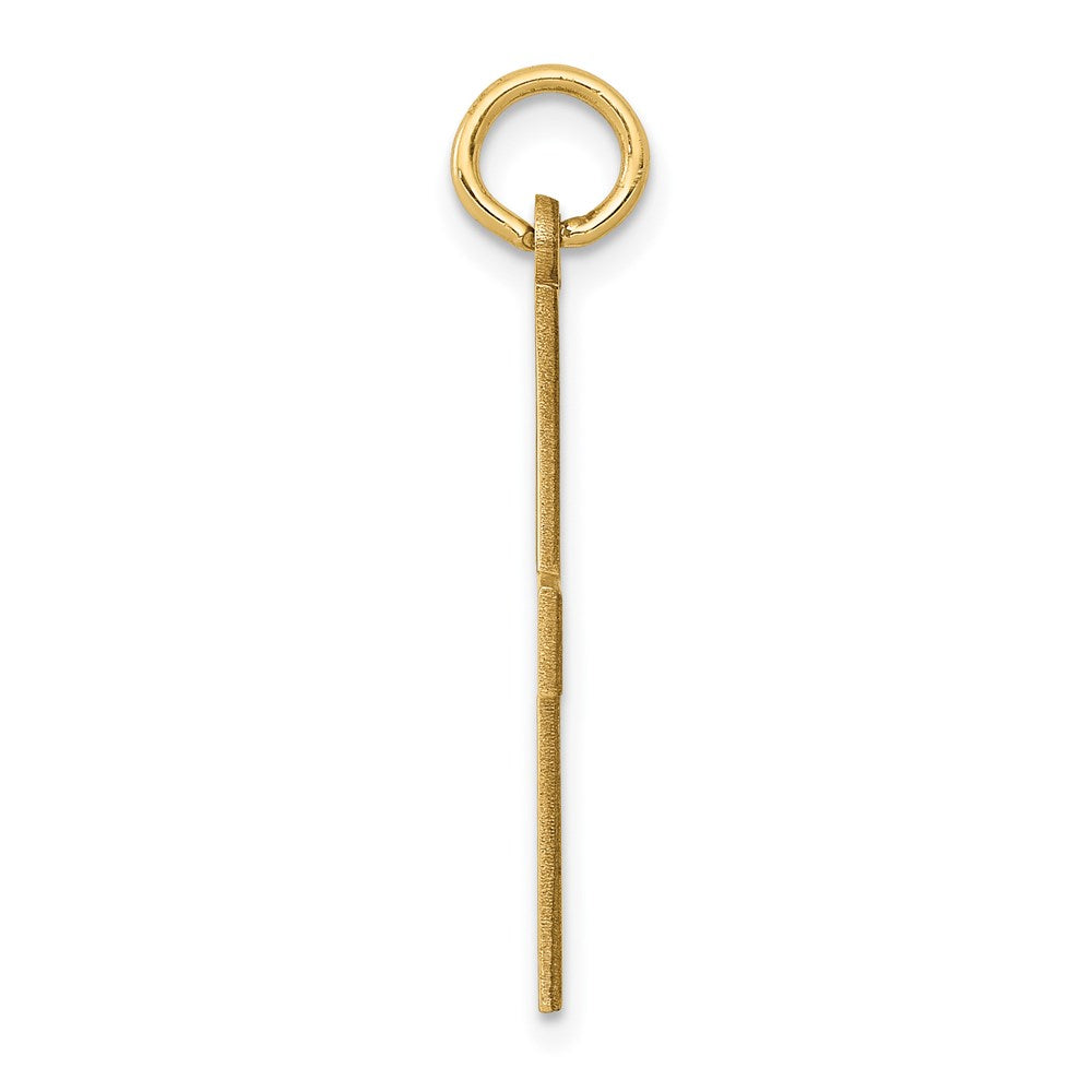 14K Laser Designed Greek Cross Pendant