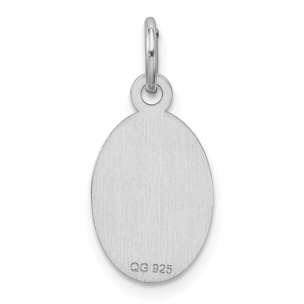 Sterling Silver Rhodium-plated Medical Jewelry Charm