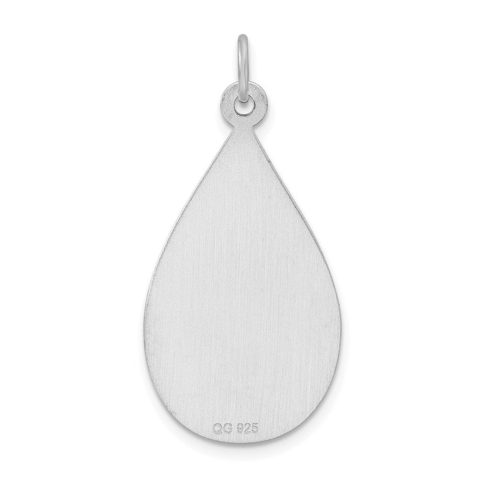 Sterling Silver Rhodium-plated Medical Jewelry Pendant