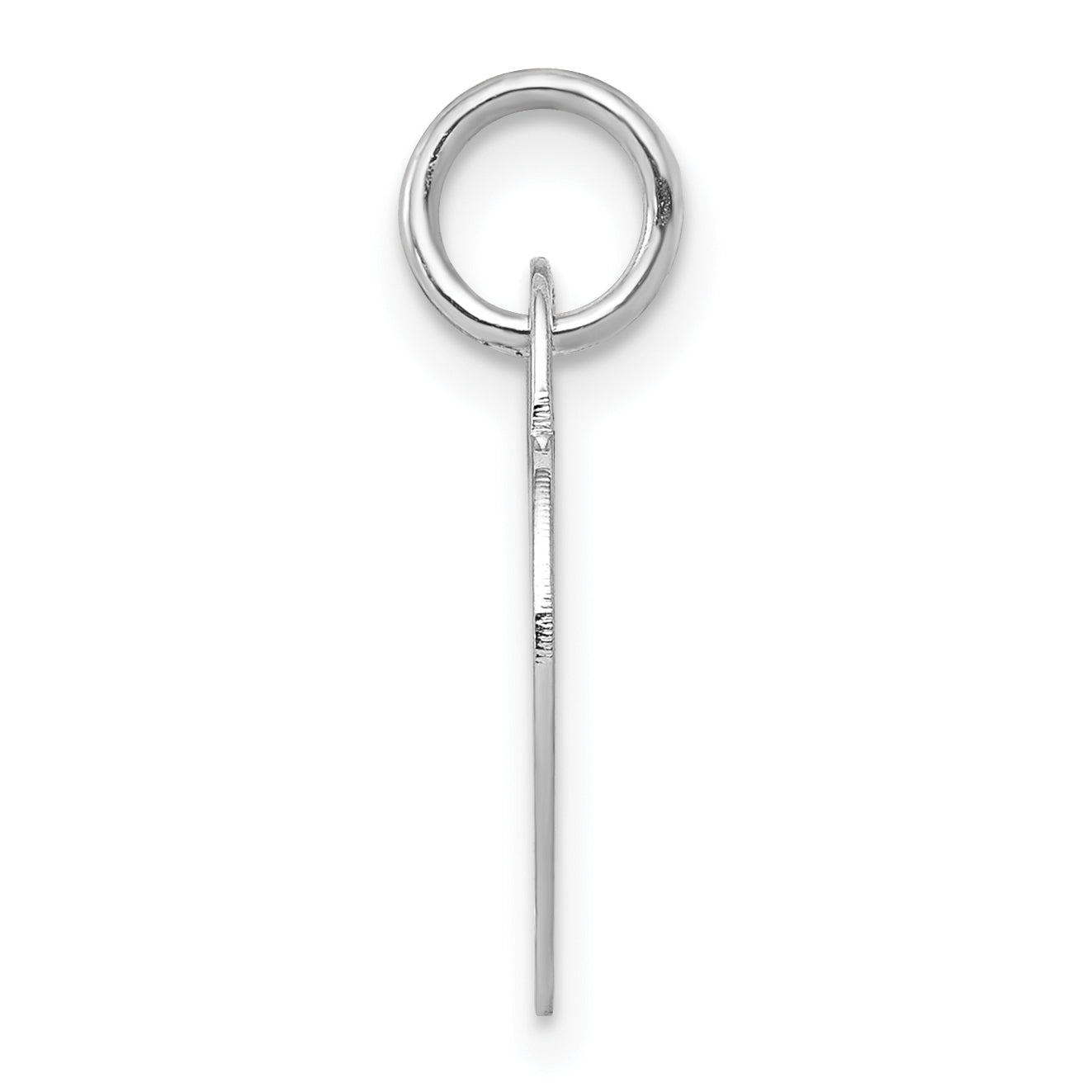 14k White Gold Small Engravable Heart