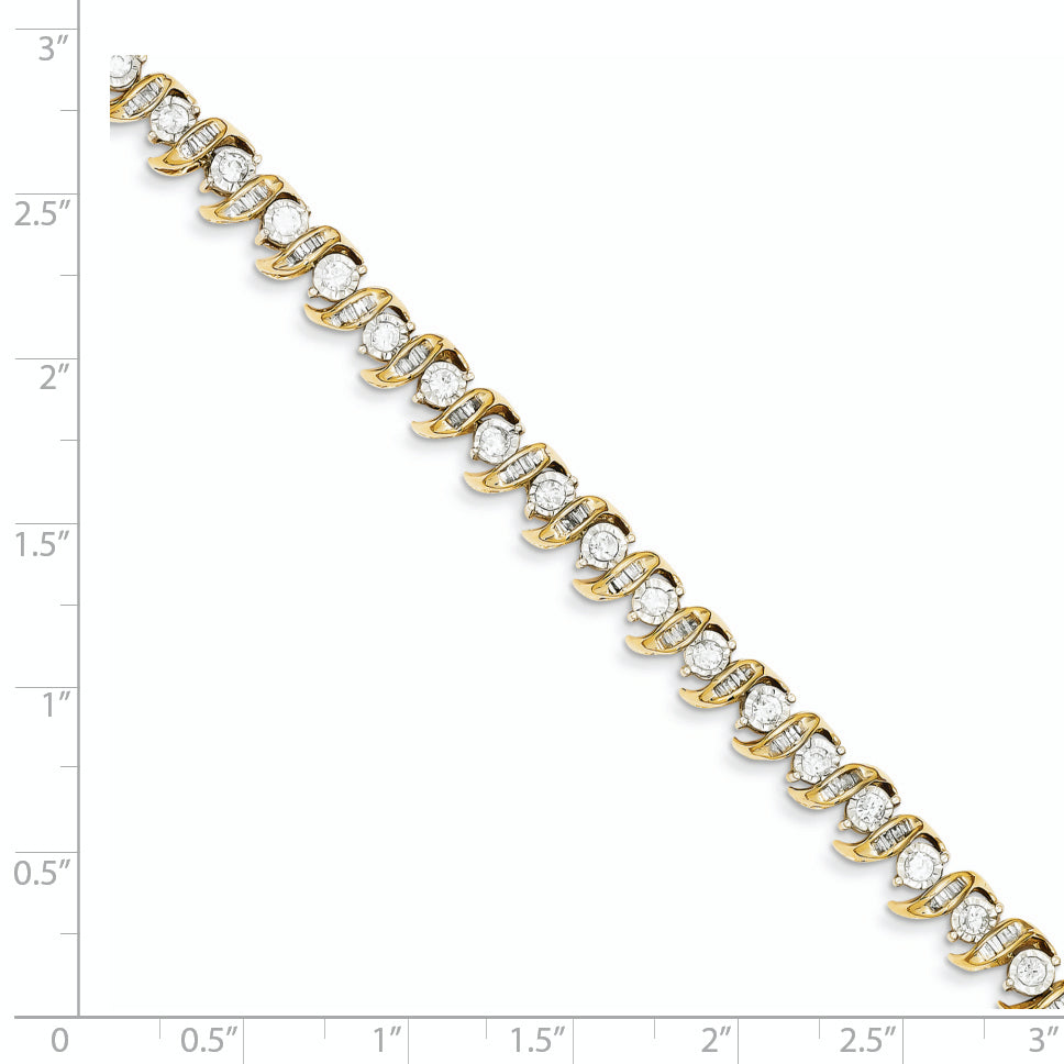 14K Diamond Bracelet