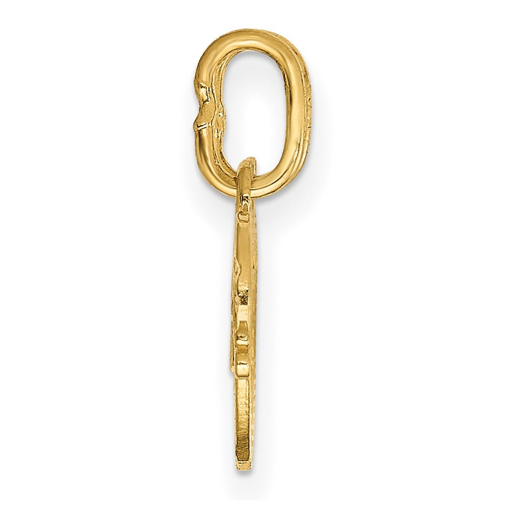 14k Double Heart BEST FRIENDS Break-apart Charm