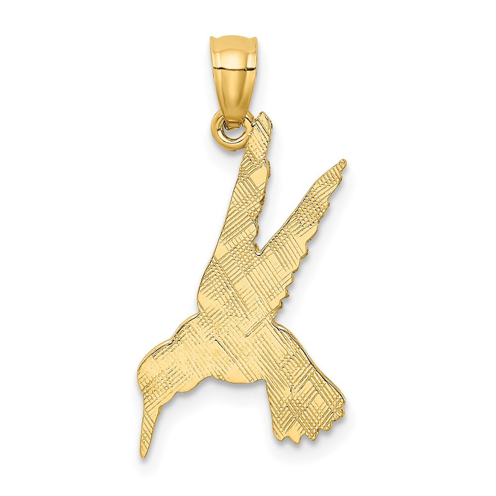 14k Hummingbird Pendant