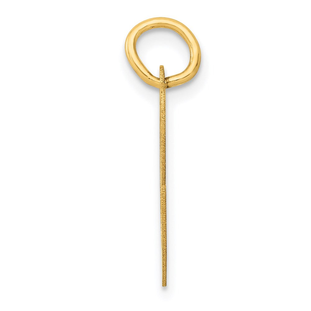 14K Medium Fancy Script Letter C Initial Charm