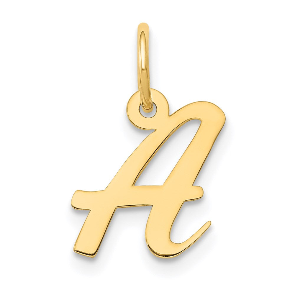 14k Small Script Letter A Initial Charm