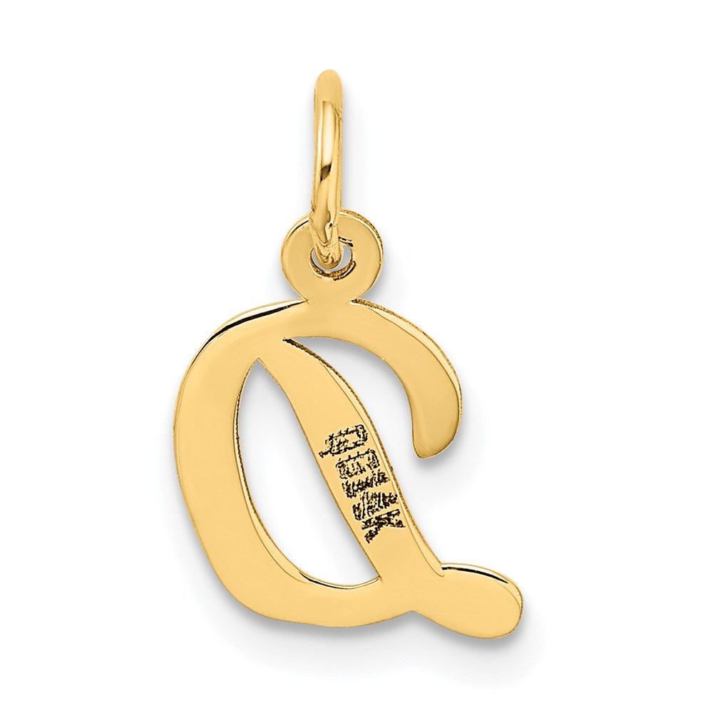 14k Small Script Letter D Initial Charm