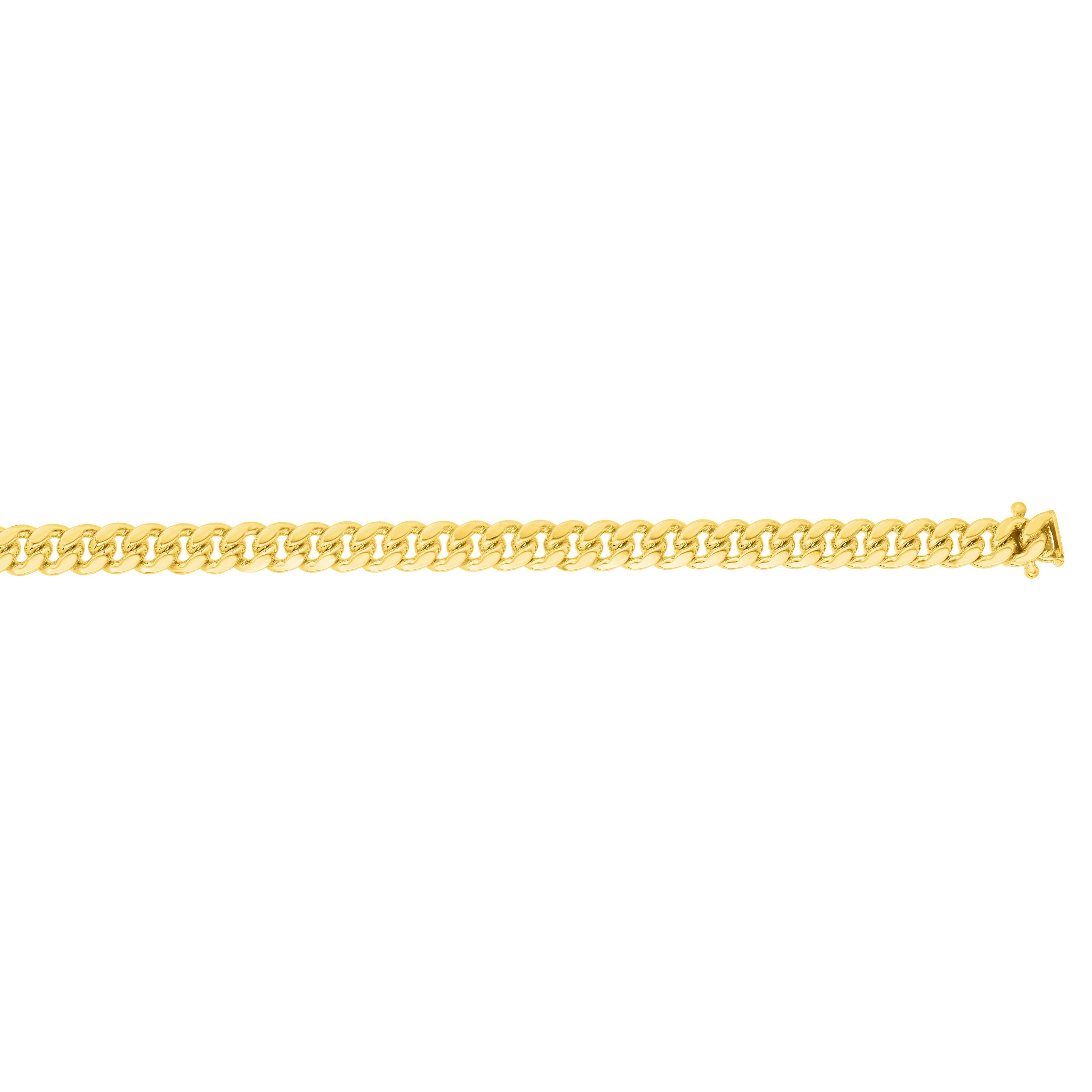 10K Yellow Gold 3.9mm Classic Miami Cuban 26" Chain with Box Lock