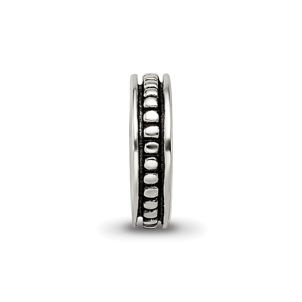 Sterling Silver Reflections Notched Spacer Bead