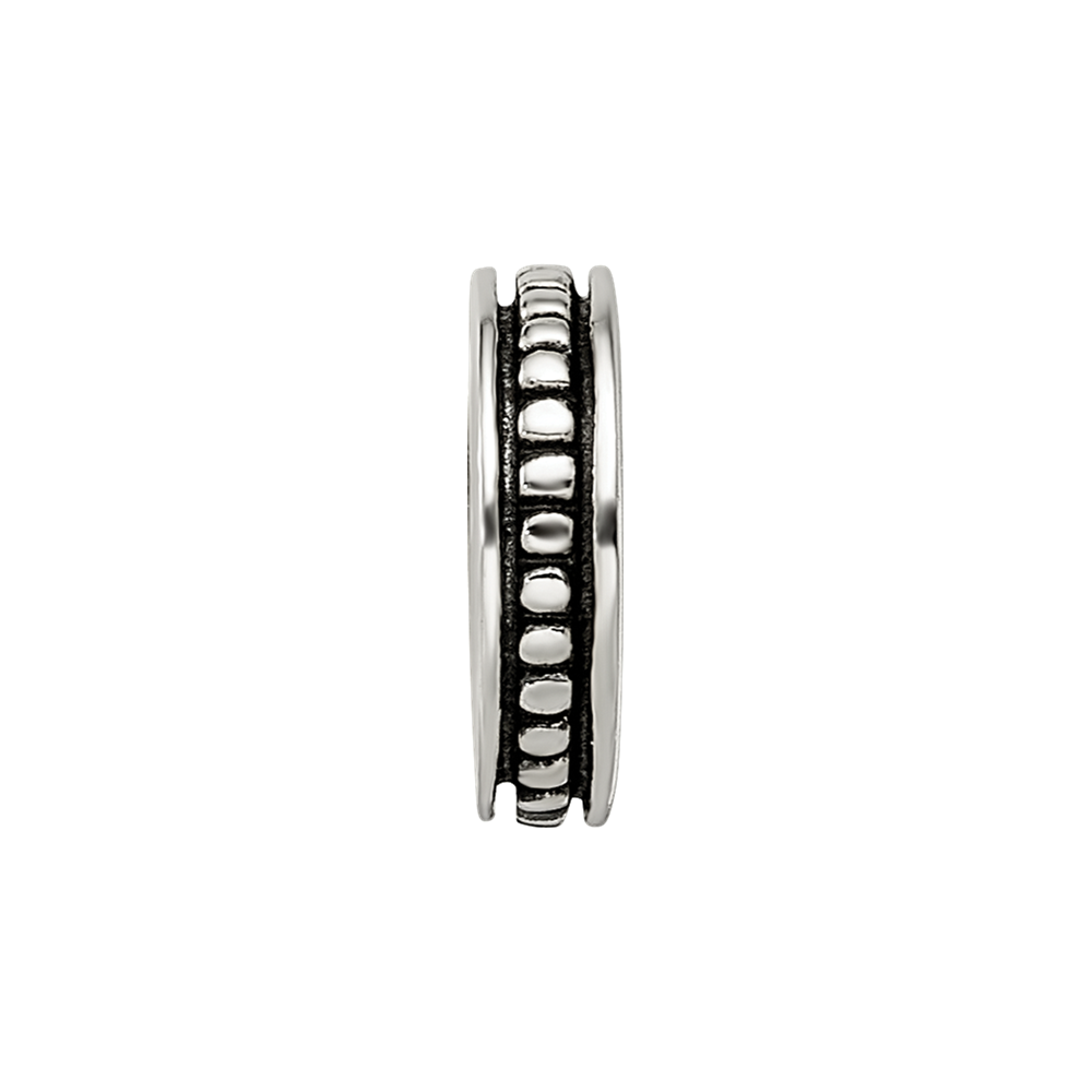 Sterling Silver Reflections Notched Spacer Bead