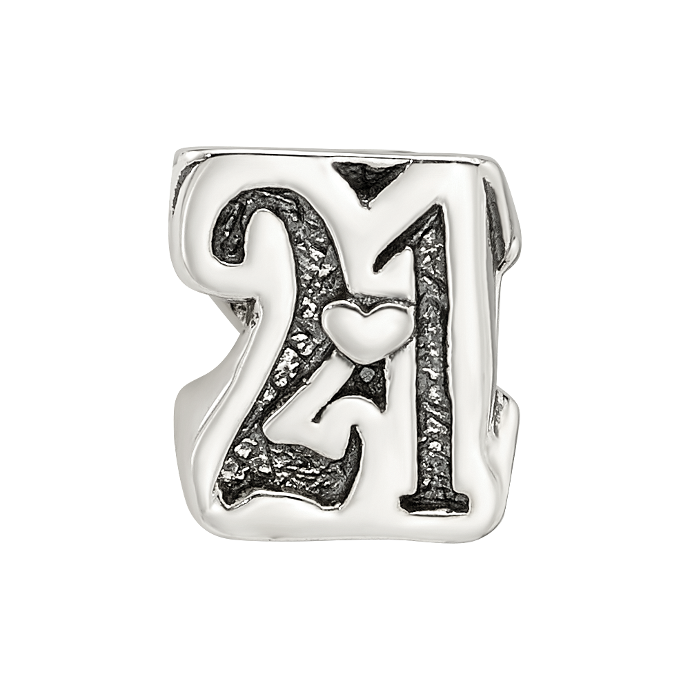 Sterling silver Reflections Sweet 21 Bead