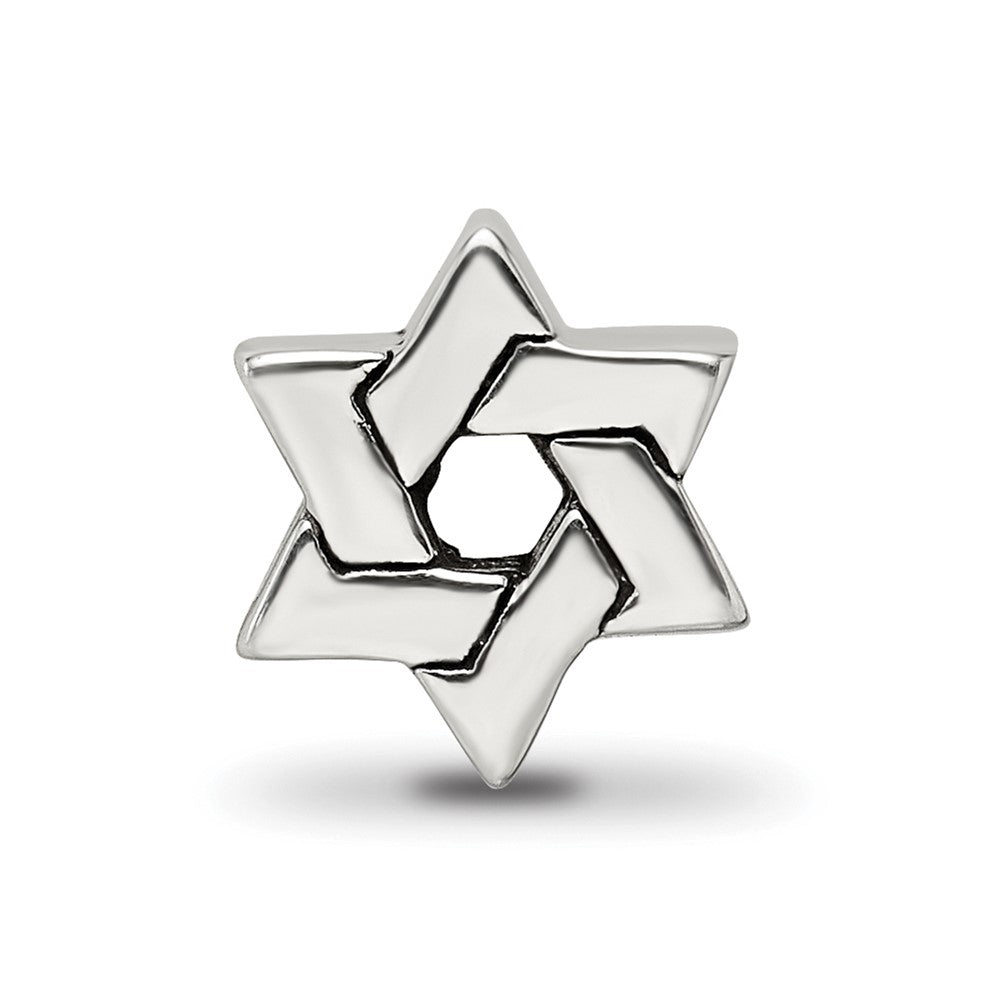 Sterling Silver Reflections Star of David Bead