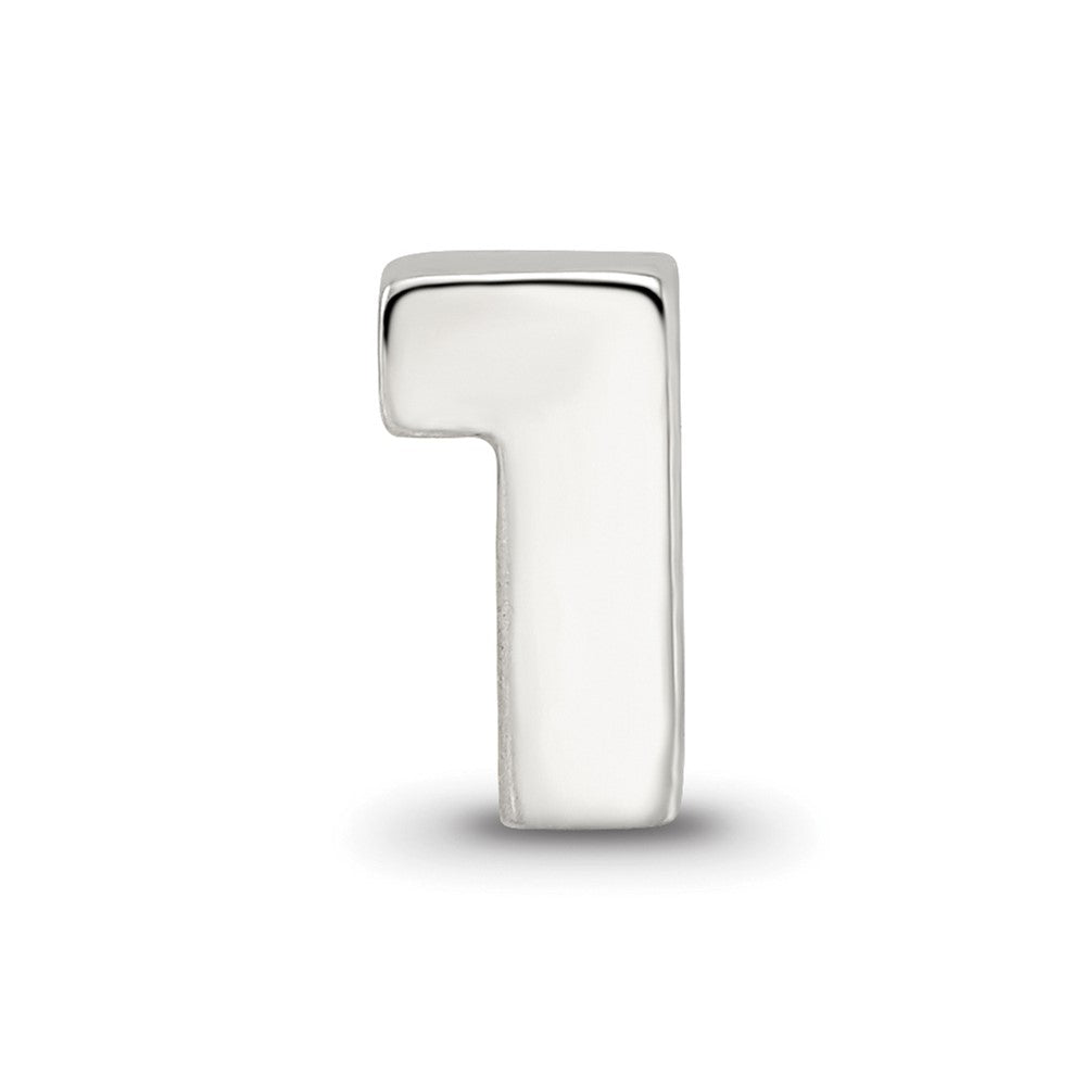 Sterling Silver Reflections Number 1 Bead