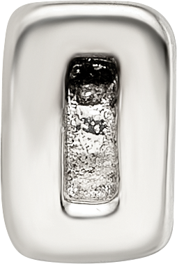 Sterling Silver Reflections Kids Number 0 Bead Size: 6.36MM X 4.55MM