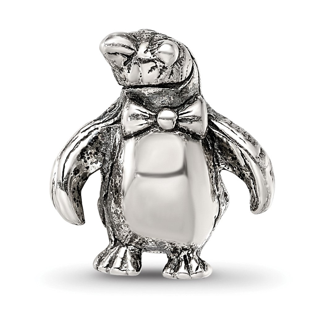 Sterling Silver Reflections Penguin Bead