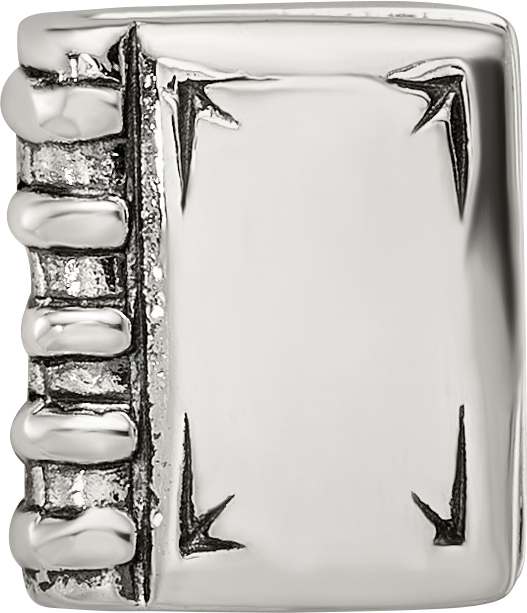 Sterling Silver Reflections Book Bead Size: 8.18MM X 10MM