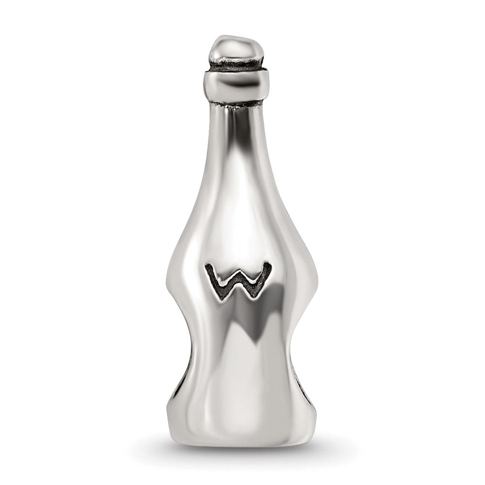 Sterling Silver Reflections Wine/Champagne Bottle Bead