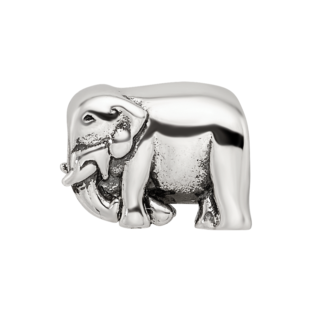 Sterling Silver Reflections Elephant Bead