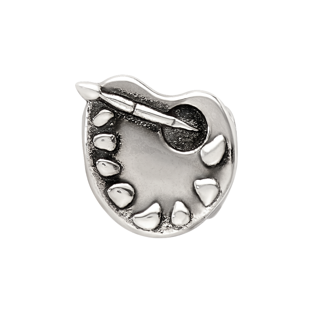Sterling Silver Reflections Artists Palette Bead