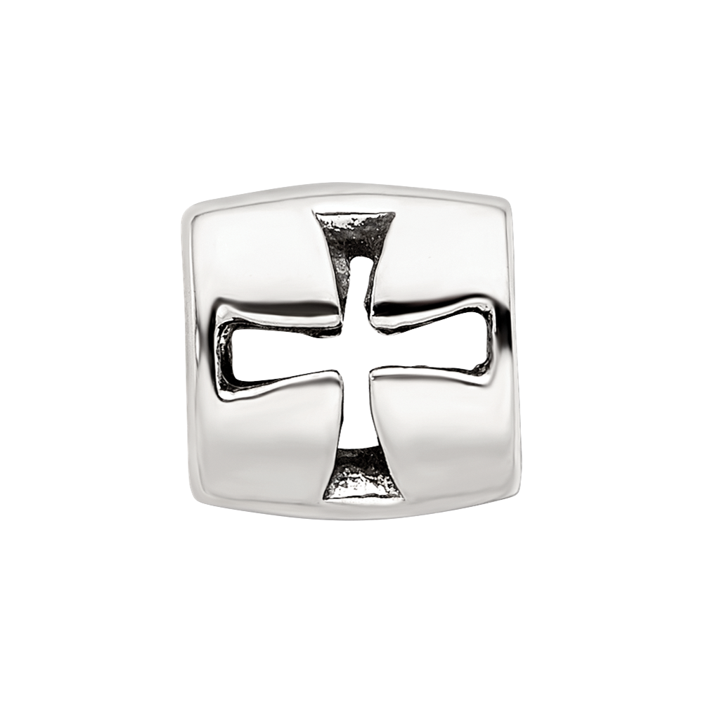 Sterling Silver Reflections Maltese Cross Bead