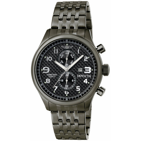 Invicta Men's 0368 Specialty Quartz Chronograph Black Dial Watch