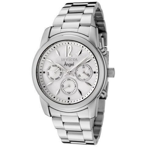 Invicta Women's 0463 Angel Quartz Chronograph White Dial Watch