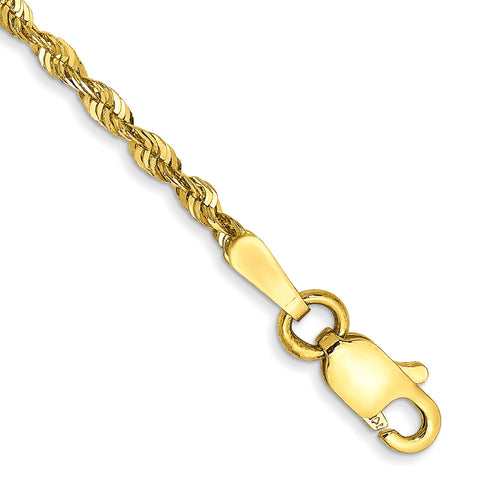 10k 1.8mm D/C Extra-Lite Rope Chain