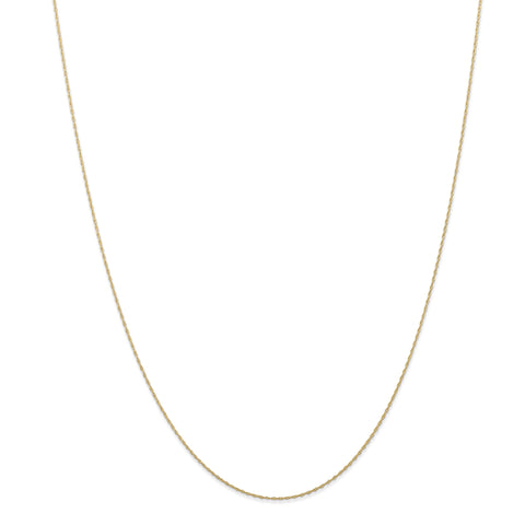 14k .5 mm Cable Rope Chain (CARDED) 5RY - shirin-diamonds