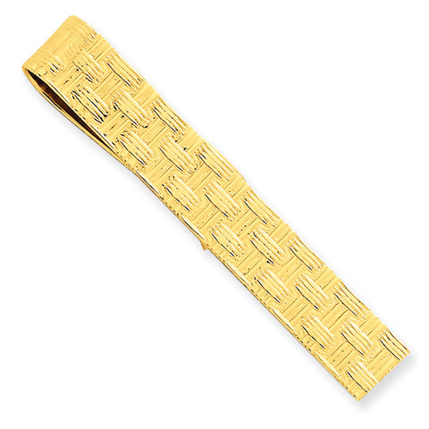 14k Tie Bar MC143 (4.99 Grams) - shirin-diamonds
