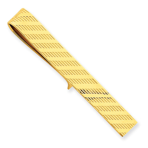 14k Tie Bar MC148 (3.92 Grams) - shirin-diamonds