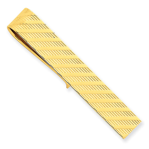 14k Tie Bar MC149 (4.76 Grams) - shirin-diamonds