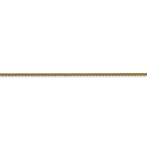 14k 1.25mm Spiga Chain Anklet PEN21 - shirin-diamonds