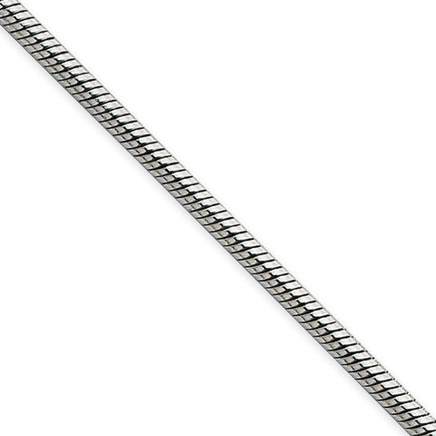 Stainless Steel 2.4mm 22in Snake Chain SRN669 - shirin-diamonds