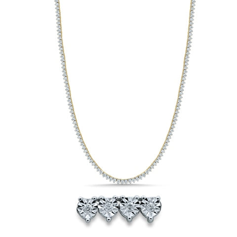 10K Yellow 3.46-3.61Ct D-Necklace