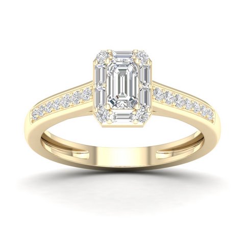 14K Yellow 0.50Ct D-Ladies Rings