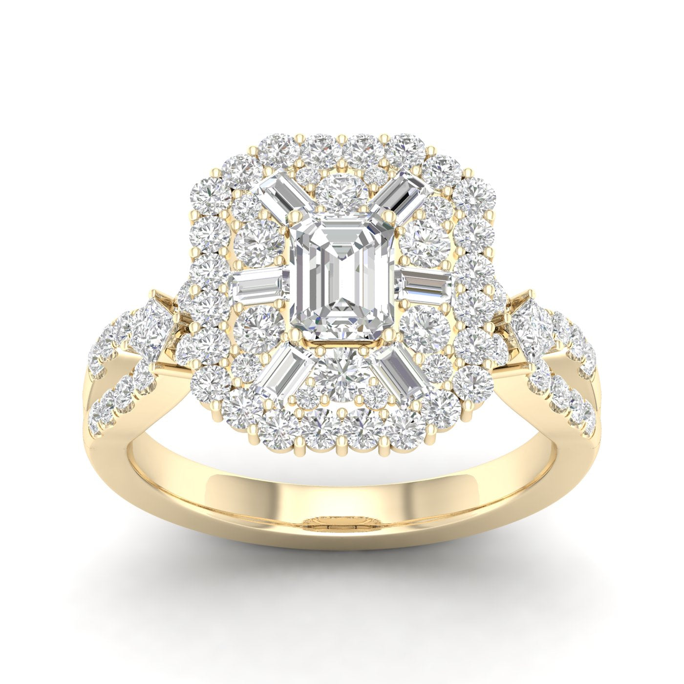 14K Yellowspl Price:  1.25Ct D-Ladies Rings