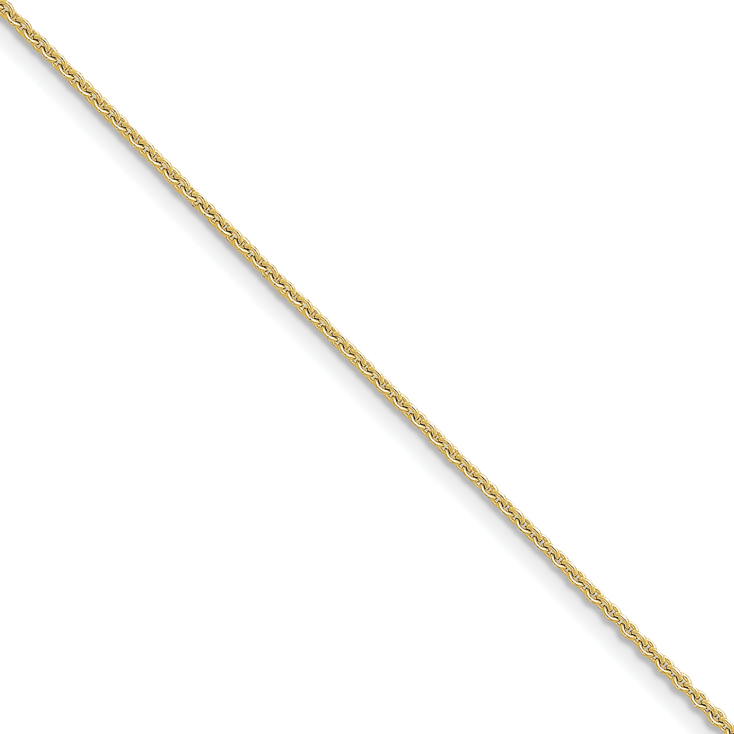 10K 1.8Mm Forzantine Cable Chain Anklet