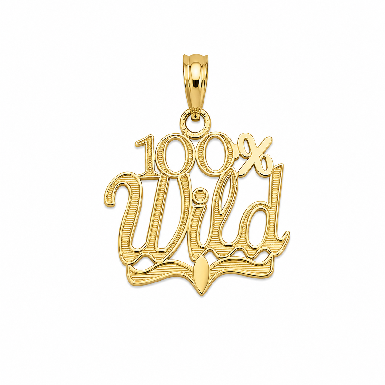 14KT 100% Wild Yellow Gold Pendant [A1B1]